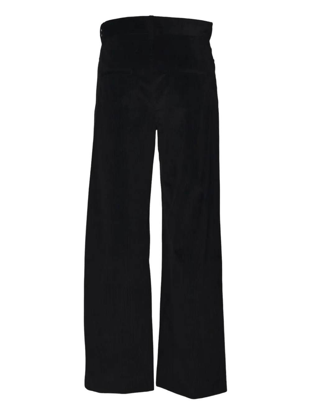 'S Max Mara corduroy-effect trousers - Zwart
