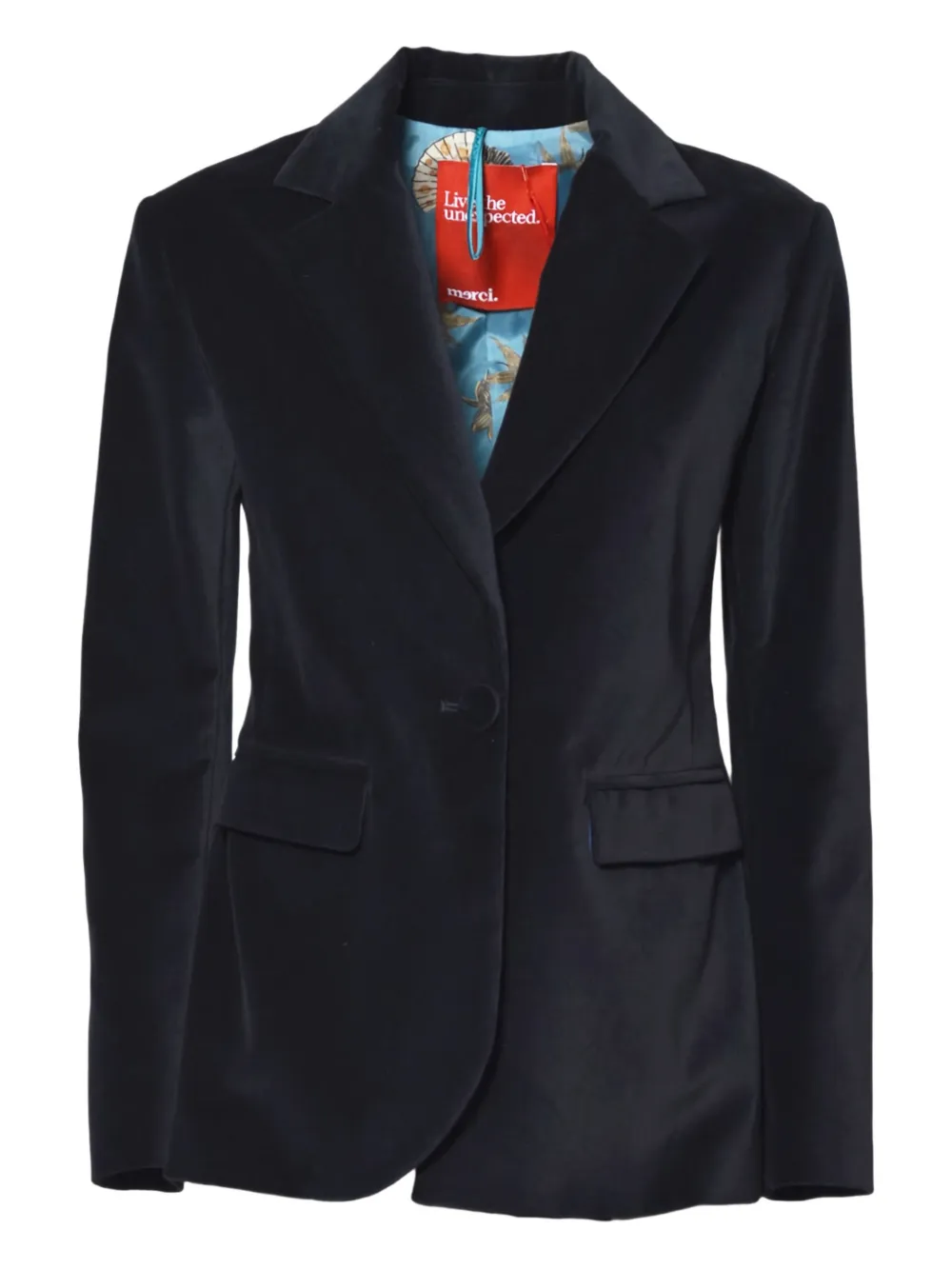 Merci single-breasted notched blazer - Blu
