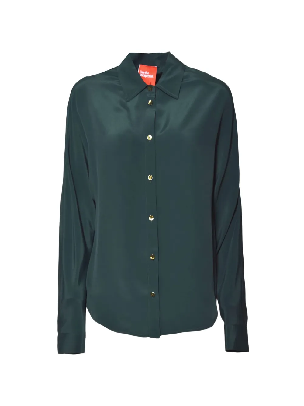 Merci buttoned long-sleeve shirt - Grün