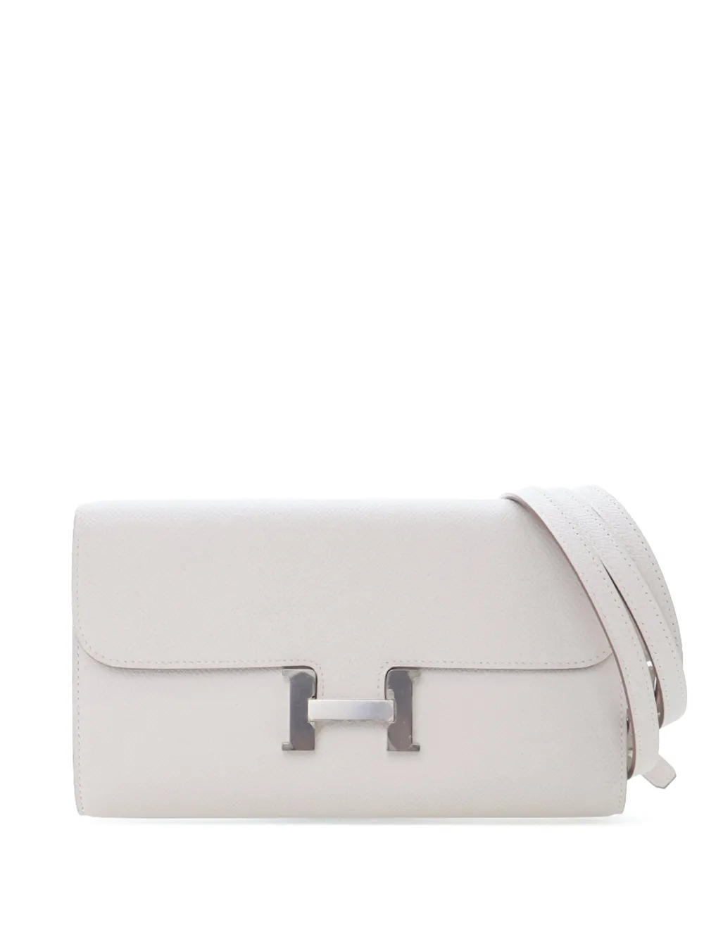Hermès Pre-Owned 2010-2025 Epsom Constance Long To Go Wallet crossbody bag - Grigio