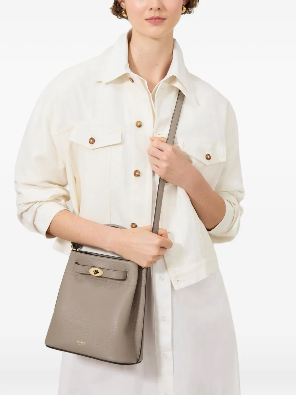  Mulberry Small Islington Bucket - Green 