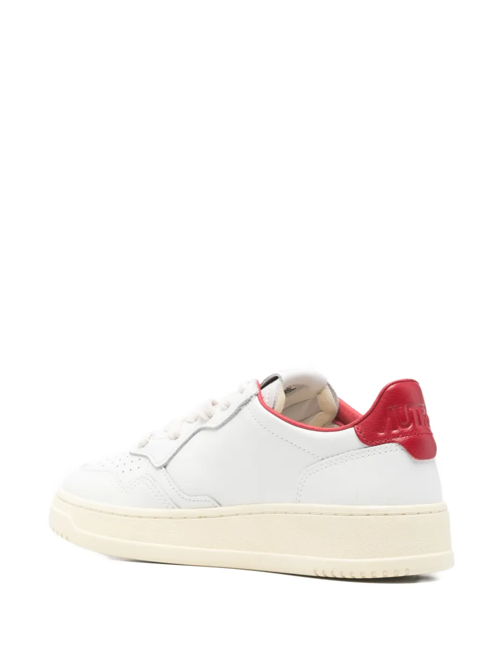 Autry Sneakers met hieldetail Wit