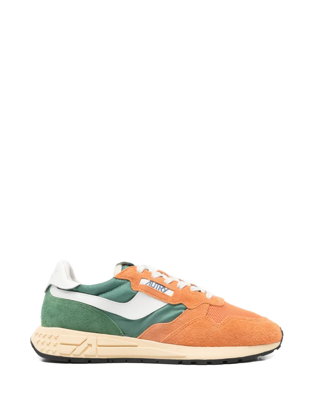 Autry Reelwind sneakers met driekleurige vlakken Oranje