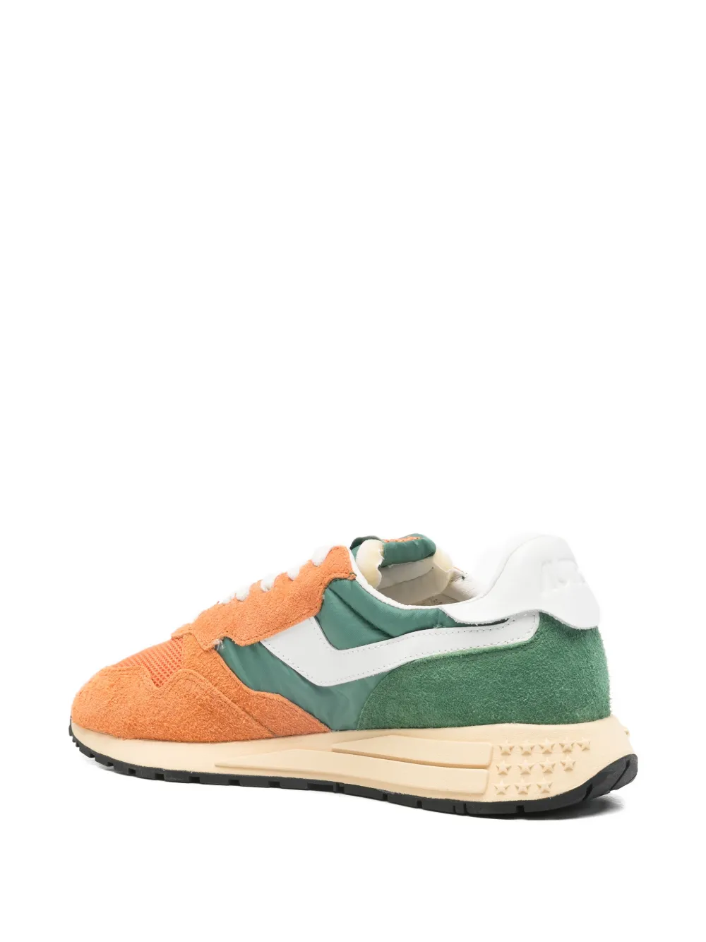 Autry Reelwind sneakers met driekleurige vlakken Oranje