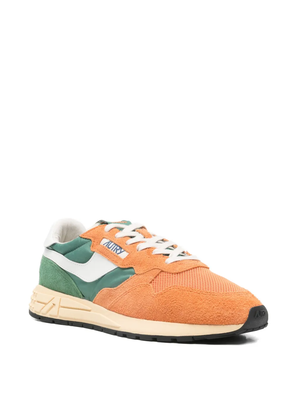 Autry Reelwind sneakers met driekleurige vlakken Oranje