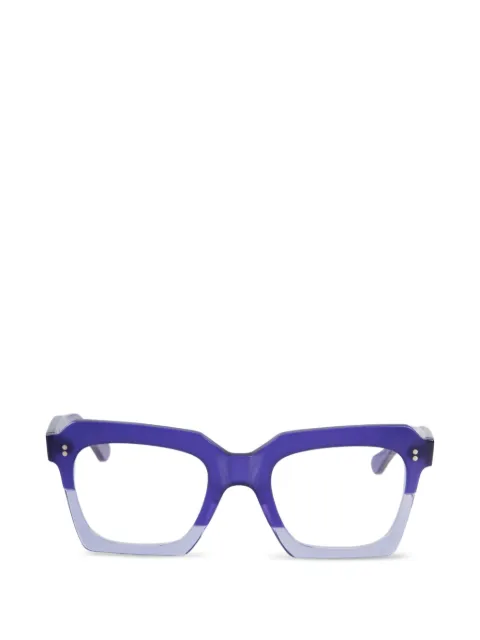 Kador Kallima two-tone square-frame glasses