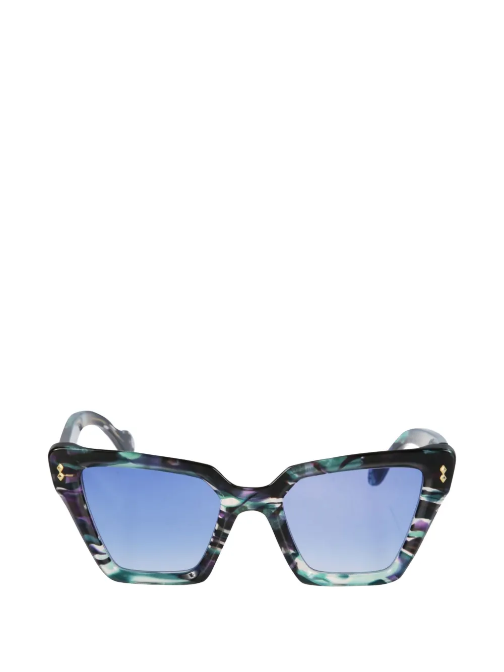 Kador Vanessa geometric-frame sunglasses - Nero