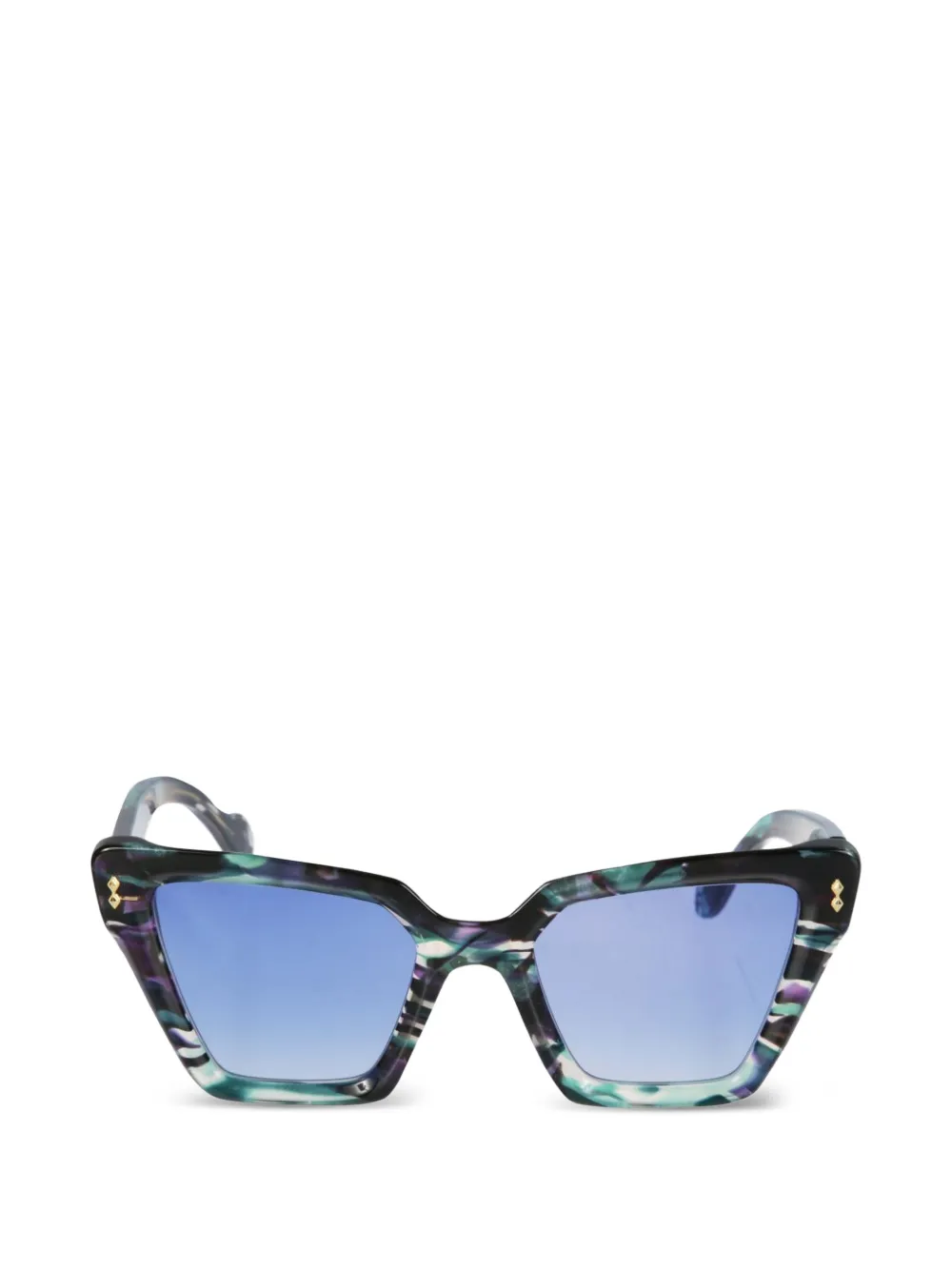 Kador Vanessa geometric-frame sunglasses - Nero