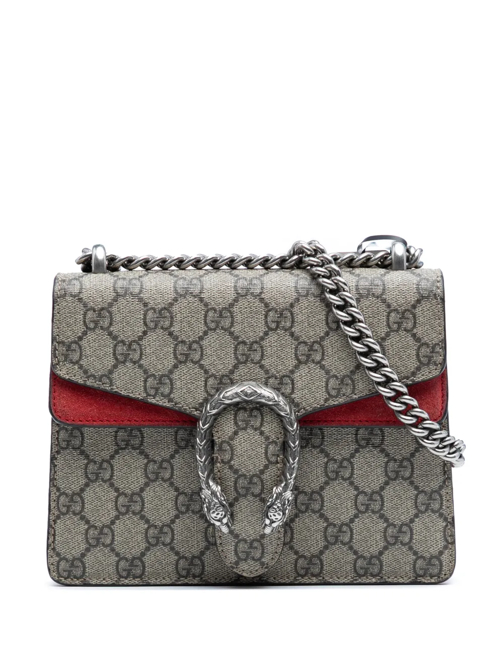 Gucci Pre-Owned 2016-2025 Small GG Supreme Dionysus crossbody bag - Marrone
