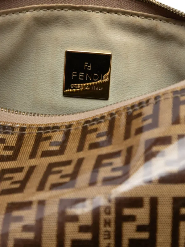 Fendi Pre-Owned 2000-2010 Zucchino Crystal Handbag | Brown | FARFETCH