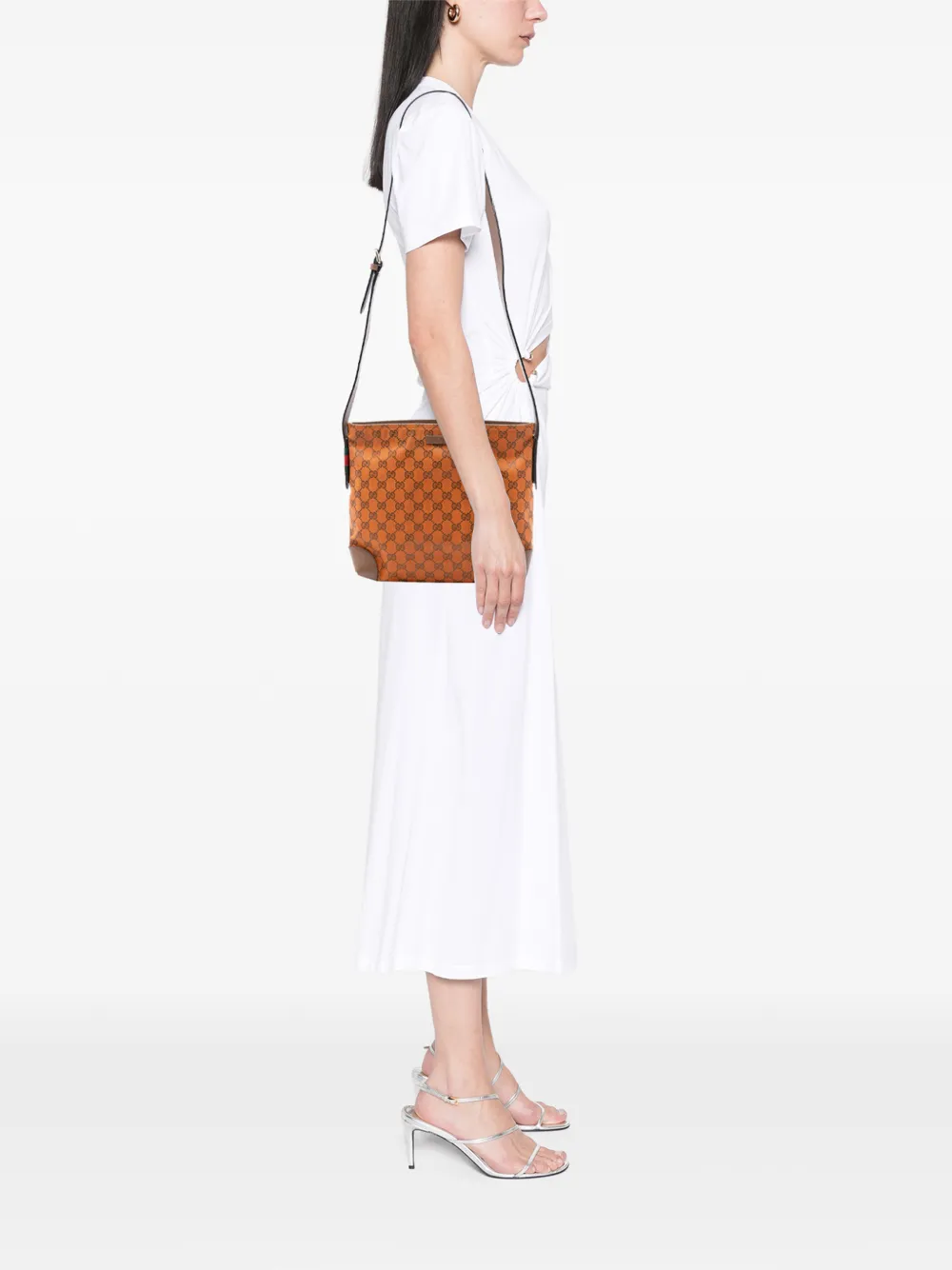 Gucci Pre-Owned 2000-2015 GG Canvas Web crossbody bag | Pre-Owned | Image 2