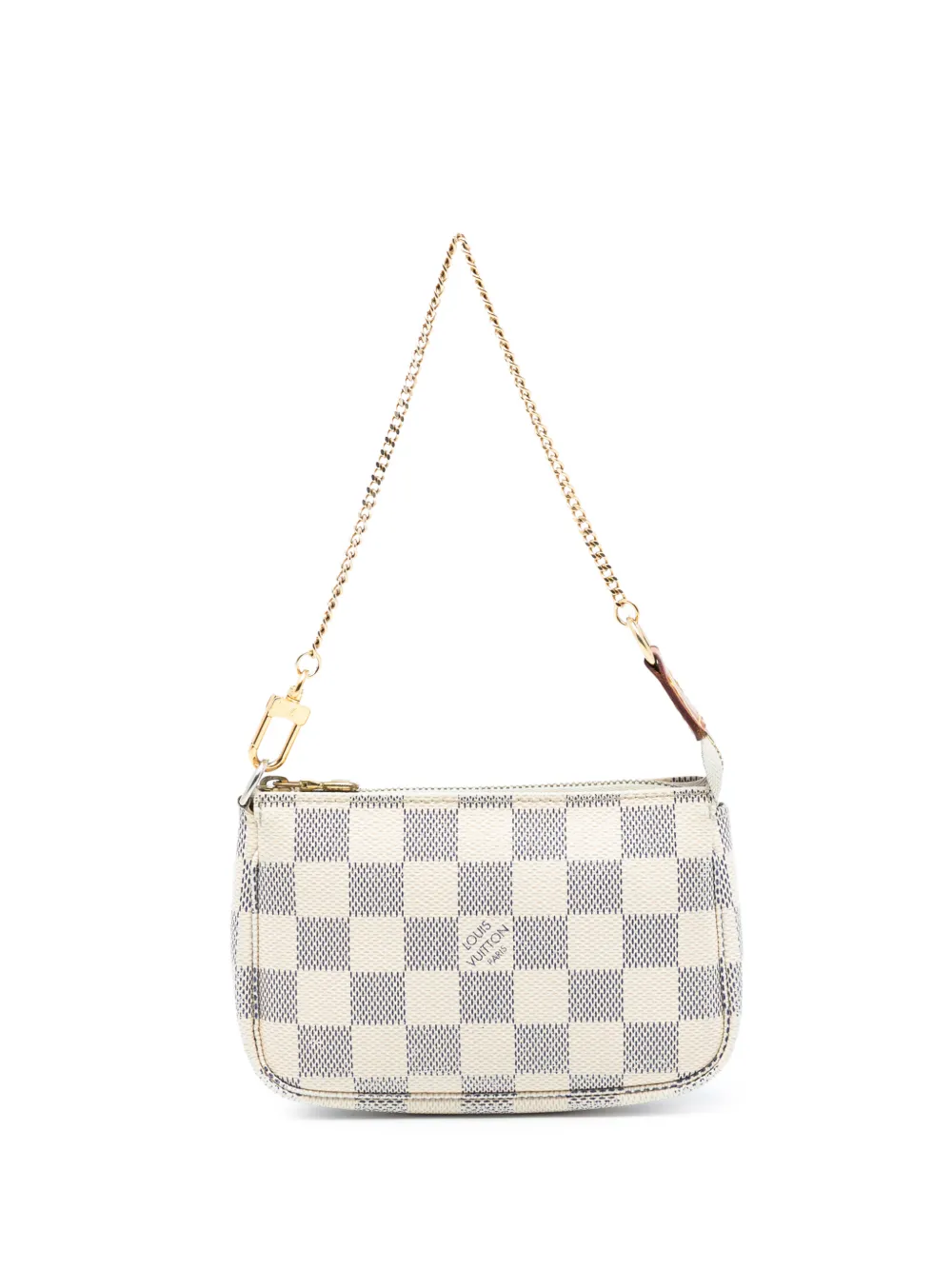 Louis Vuitton Pre-Owned 2012 Damier Azur Mini Pochette Accessoires handbag - Bianco