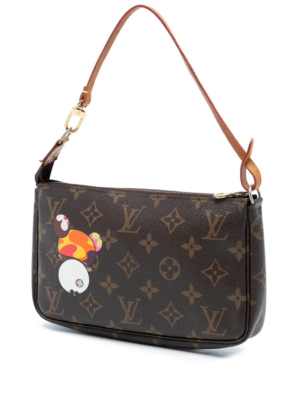 2004 Takashi Murakami Monogram Panda Pochette Accessoires Shoulder Bag