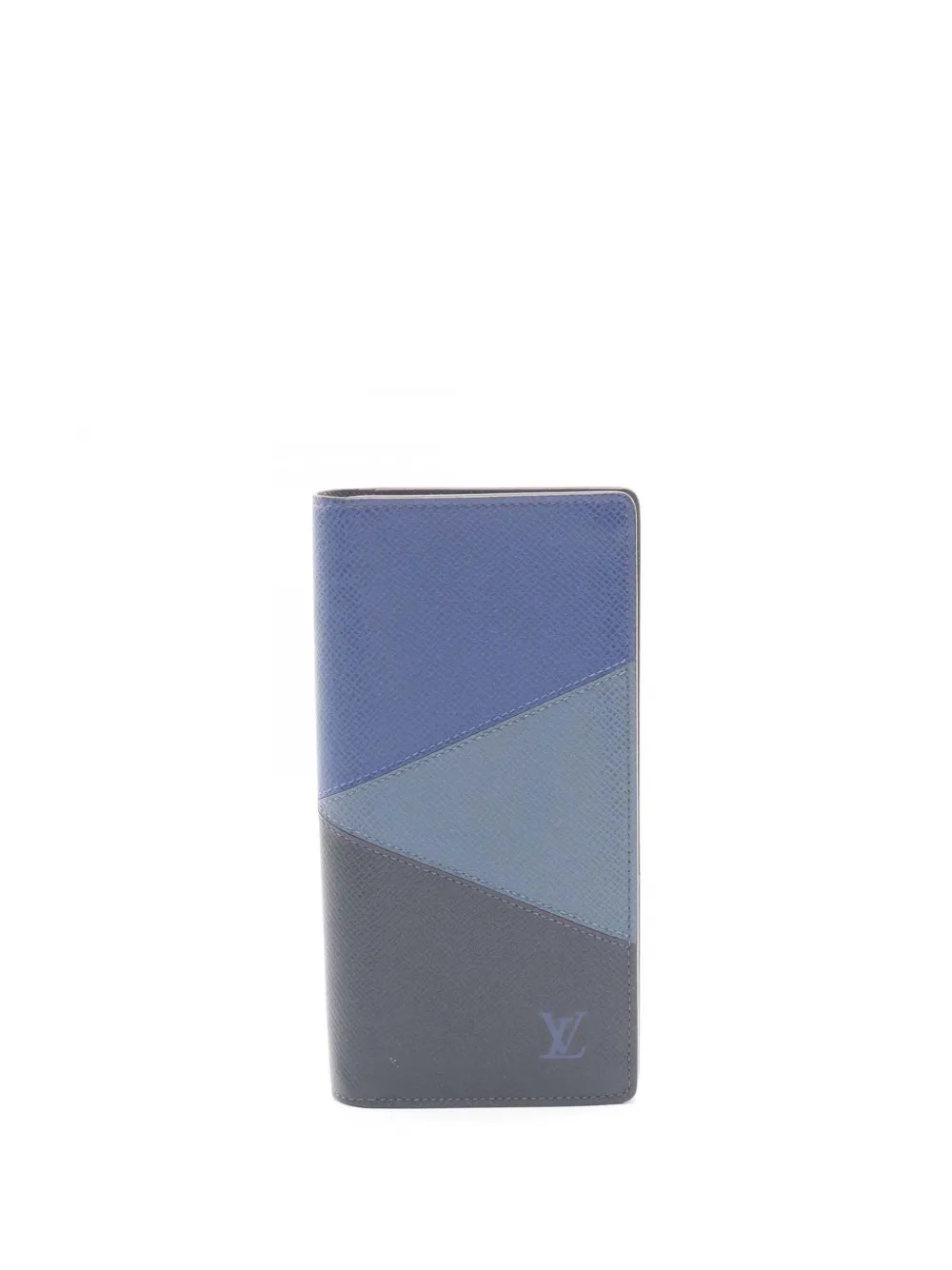 Louis Vuitton Pre-Owned Portafoglio Brazza in pelle Taïga 2020 - Blu