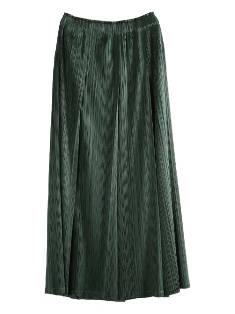 Pleats Please Issey Miyake — pleated midi skirt