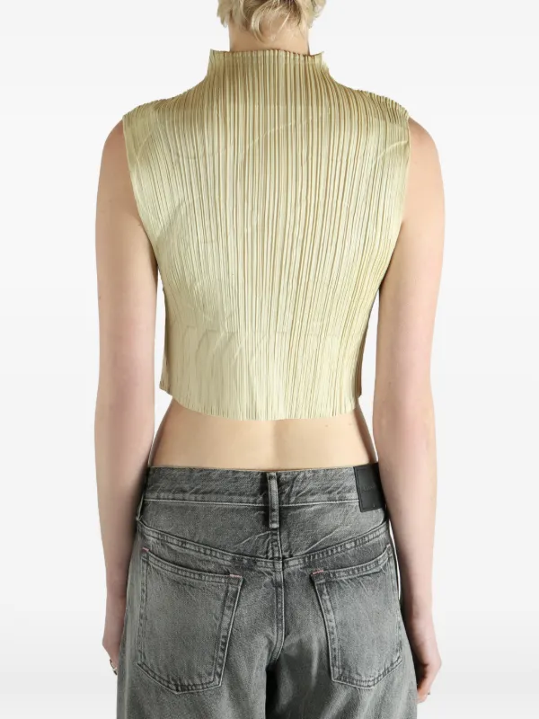 プリーツ プリーズ イッセイ ミヤケPLEATS PLEASE タンクトップ レア pleats please プリーツプリーズ 黒 タンクトップ イッセイ