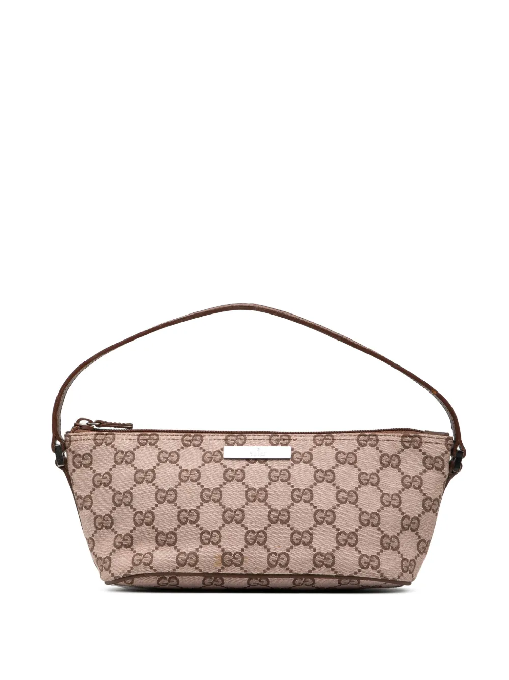 Gucci Pre-Owned 2000-2015 GG Canvas Boat shoulder bag - Marrone