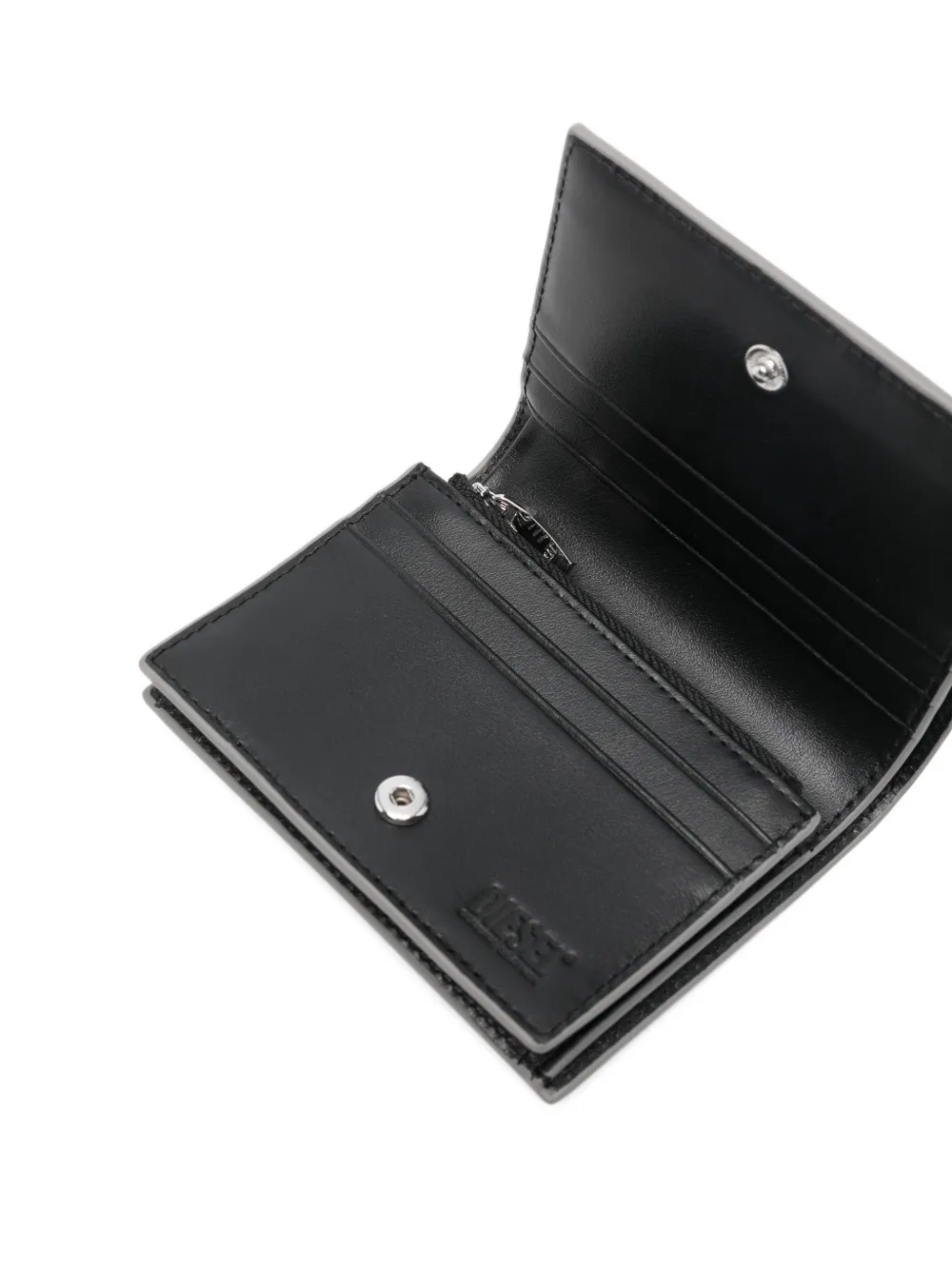  Diesel 1dr Logo Wallet - Silver 