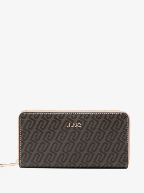 LIU JO large monogram wallet