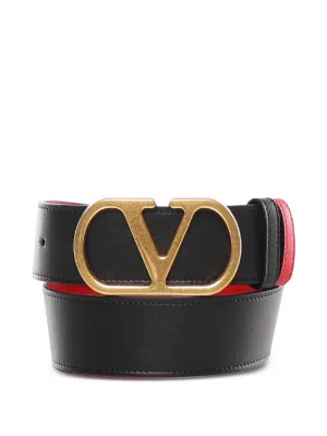 Valentino Garavani Vロゴ リバーシブル ベルト | ブラック | FARFETCH JP