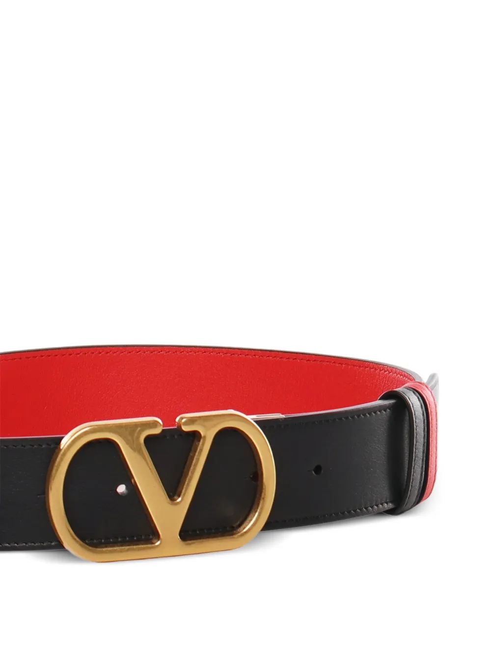 Valentino Garavani Gespriem met logo Zwart