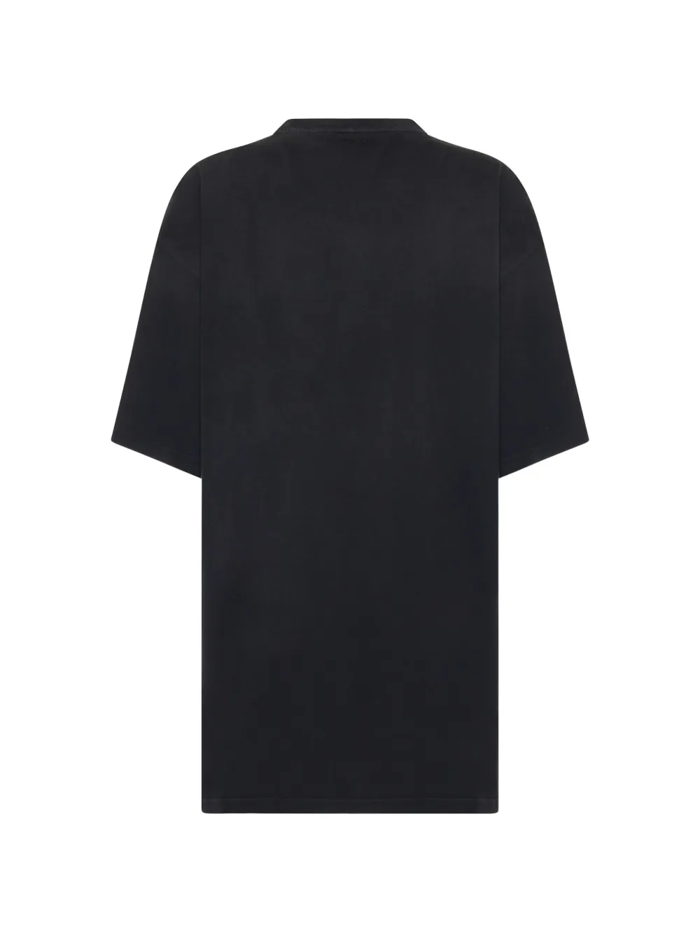 Courrèges T-shirt met geborduurd logo Zwart
