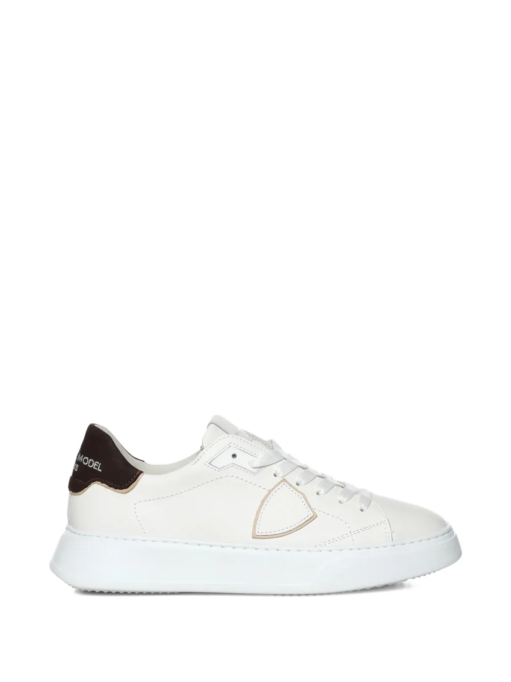 Philippe Model Paris triangle-detail panelled sneakers Wit