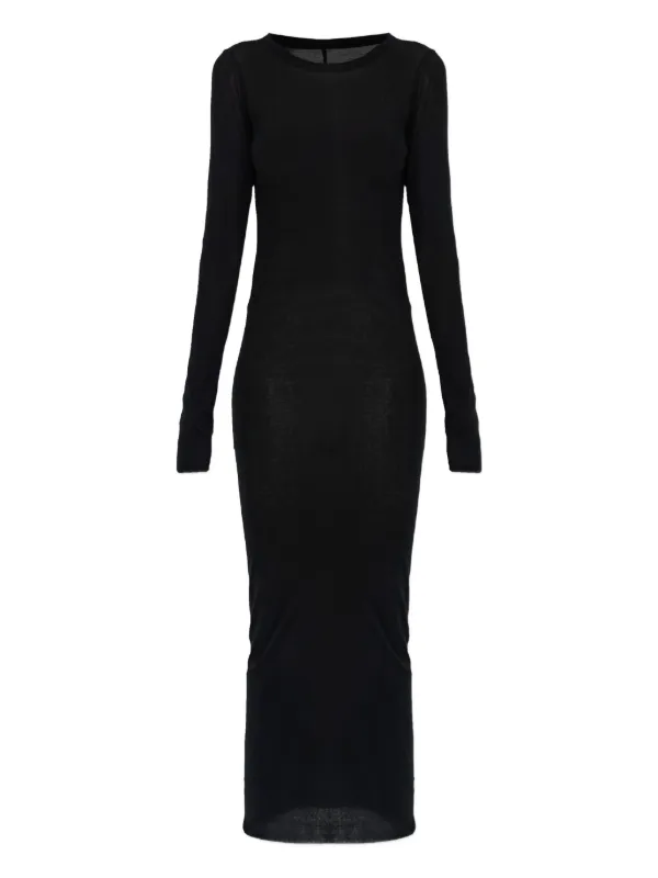 Rick Owens long-sleeve Midi Dress | Black | FARFETCH