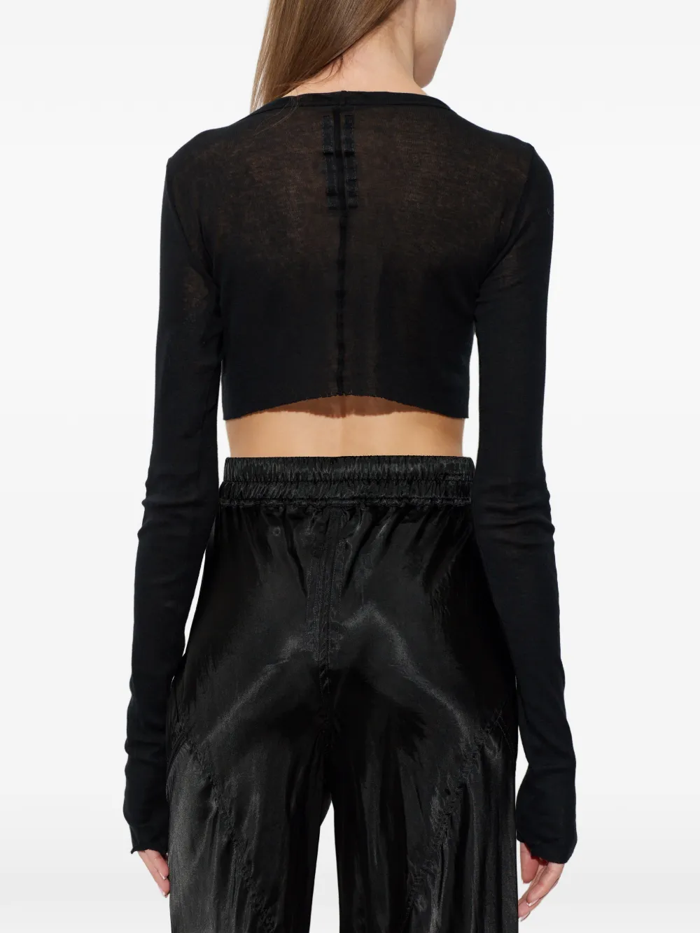 Rick Owens Cropped top Zwart