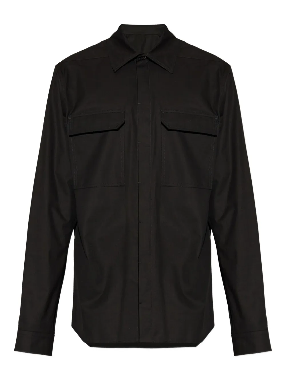 Rick Owens chemise en coton | noir | Image 1