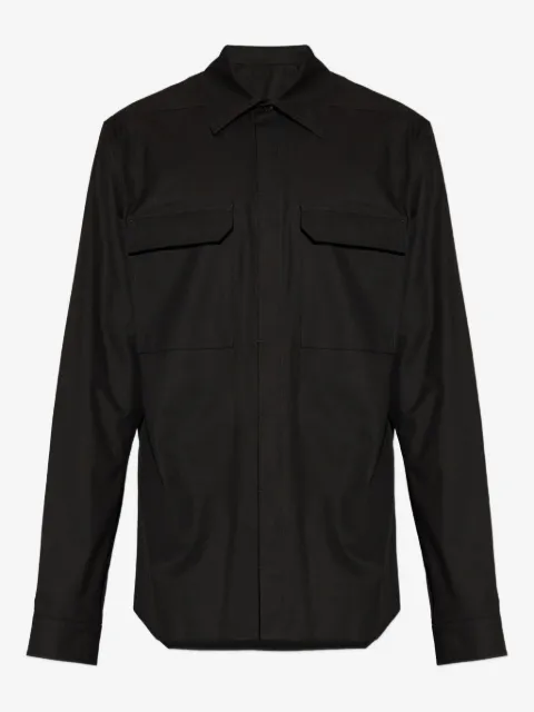 Rick Owens Work flap-pocket shirt