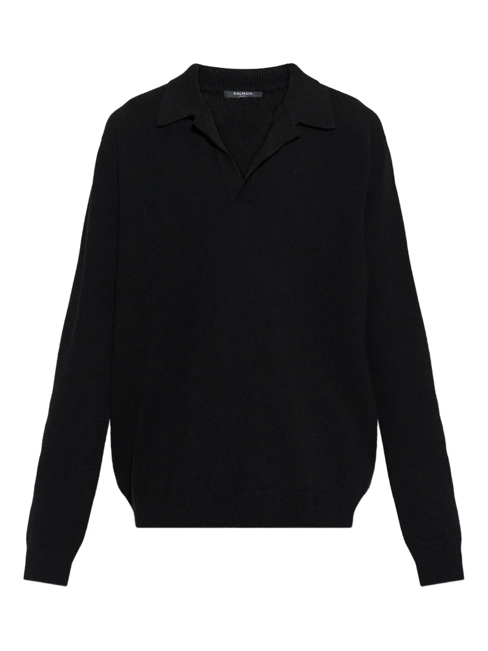 Balmain collared sweater - Nero