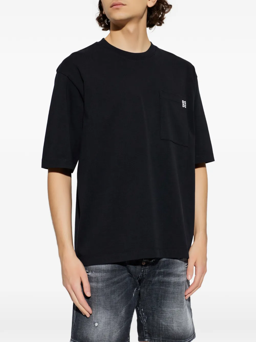 Chest-Pocket Logo-Detail T-Shirt (Set Of Two)