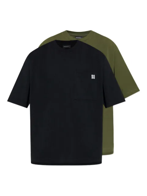 DSQUARED2 chest-pocket logo-detail T-shirt (set of two)
