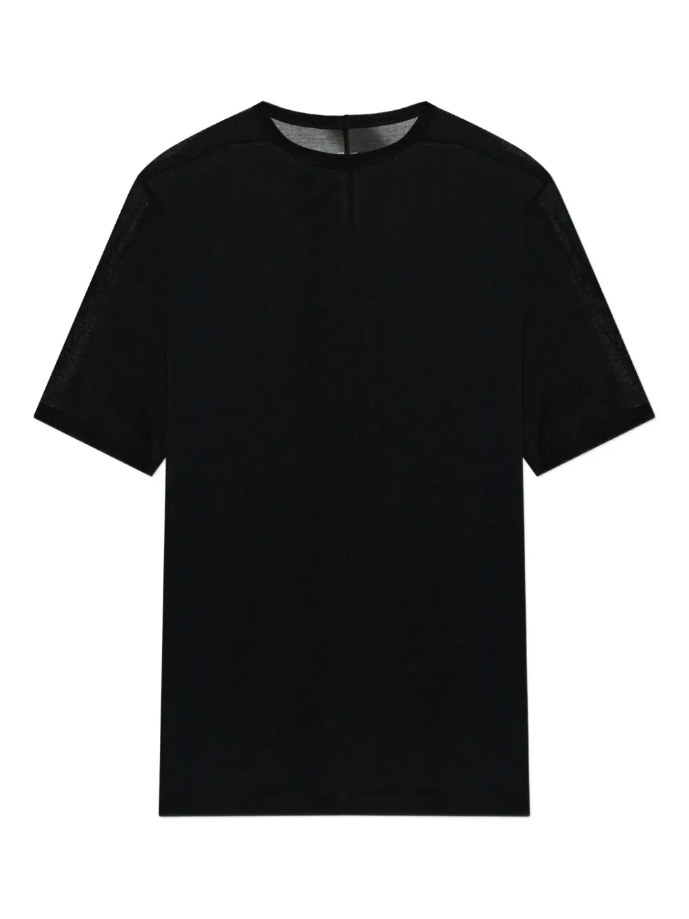 Rick Owens shoulder-seam T-shirt - Nero