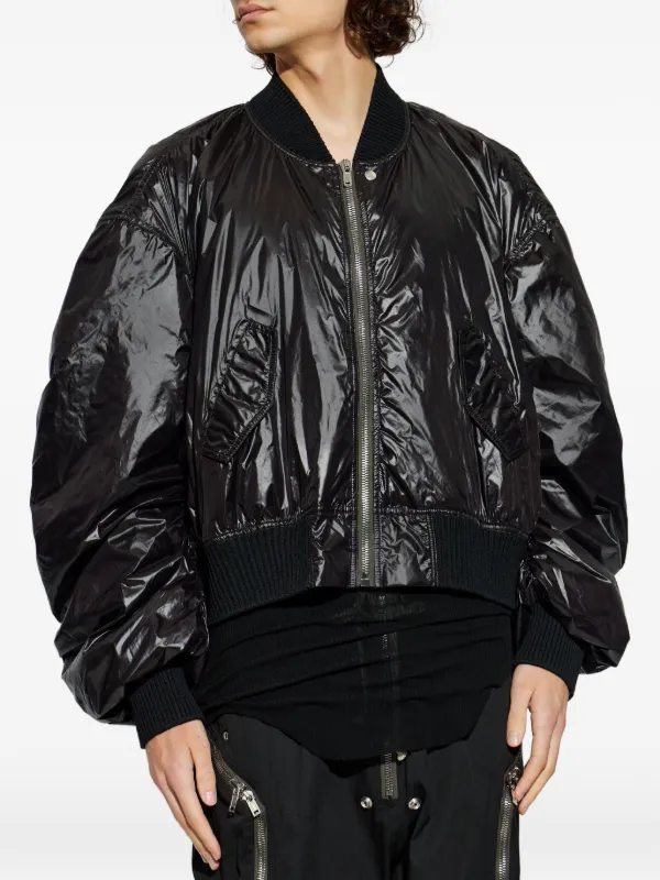 Rick Owens レザーボンバージャケット Rick Owens（リックオウエンス）の「Rick Owens - レザーボンバー