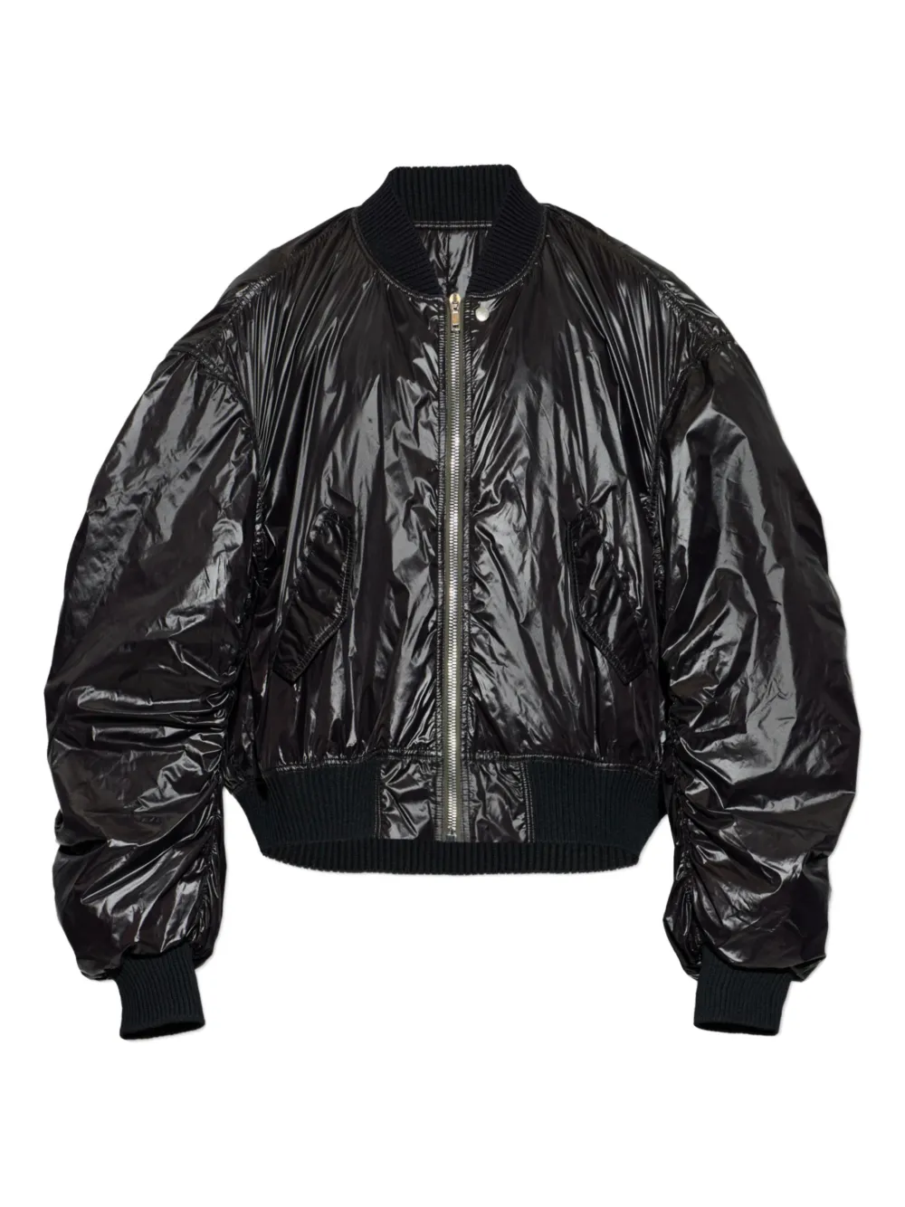 Rick Owens zip-up bomber jacket | Black | Image 1