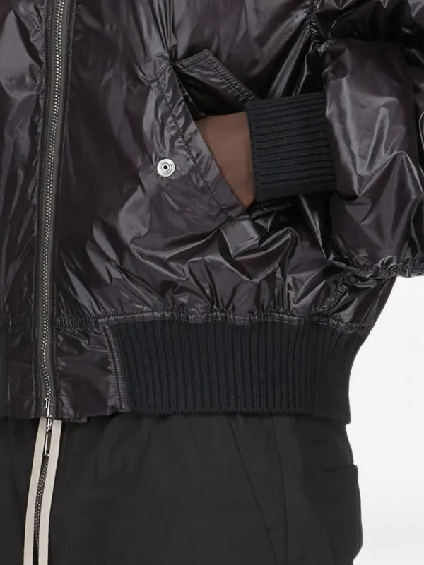 Rick Owens ジップアップ ボンバージャケット | ブラック | FARFETCH JP