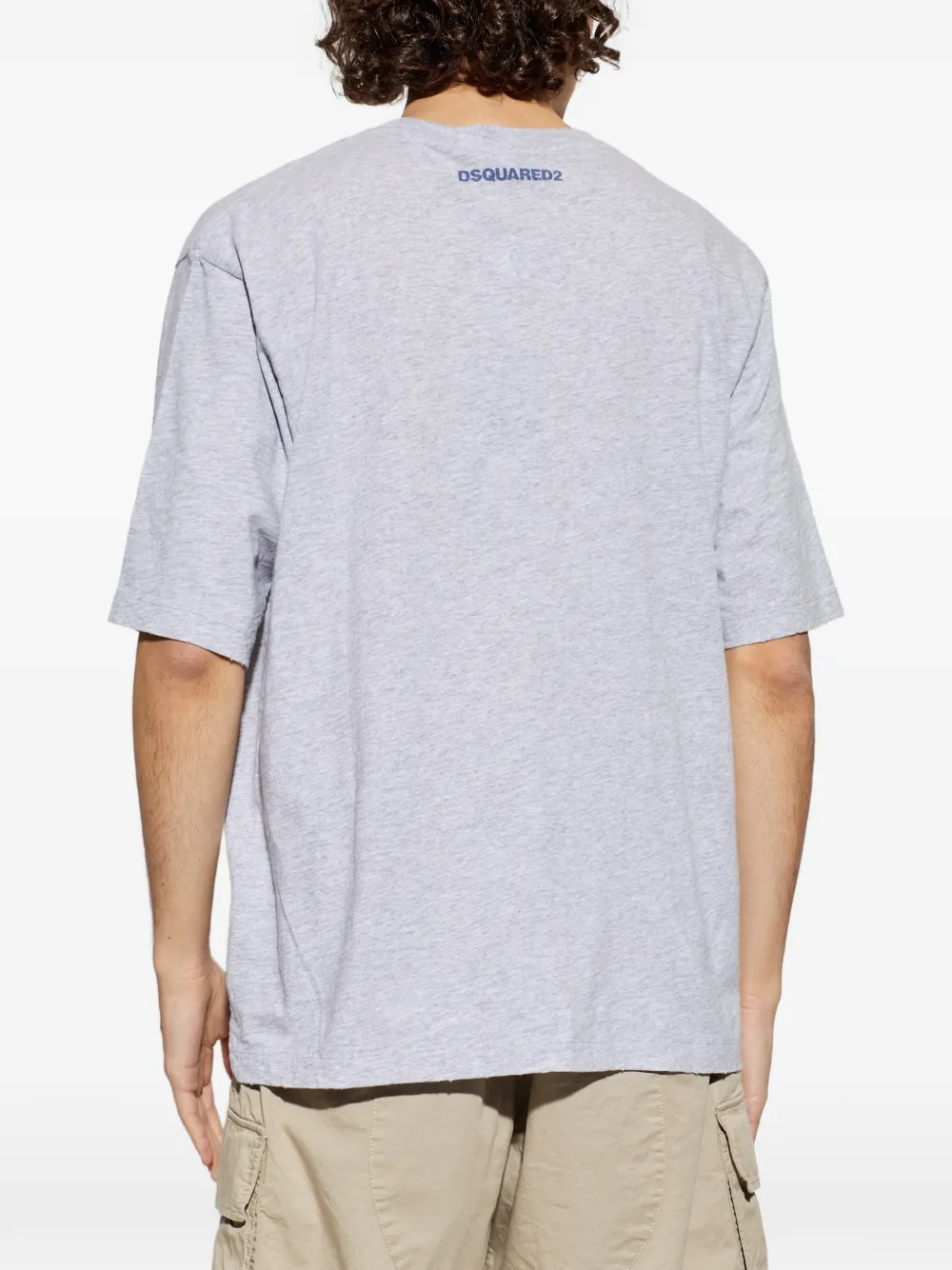 DSQUARED2 T-shirt met print Grijs