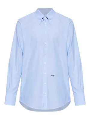 Valentino Garavani コットン シャツ | ブルー | FARFETCH JP