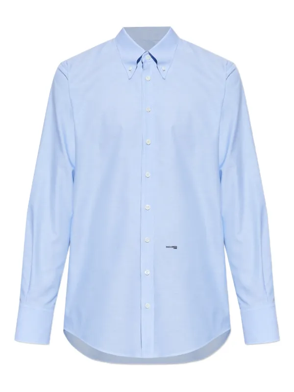DSQUARED2 button-up Shirt | Blue | FARFETCH JO