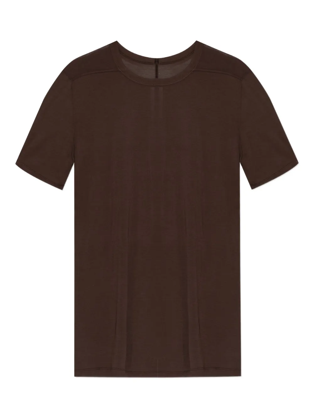 Rick Owens seam-detail T-shirt - Marrone