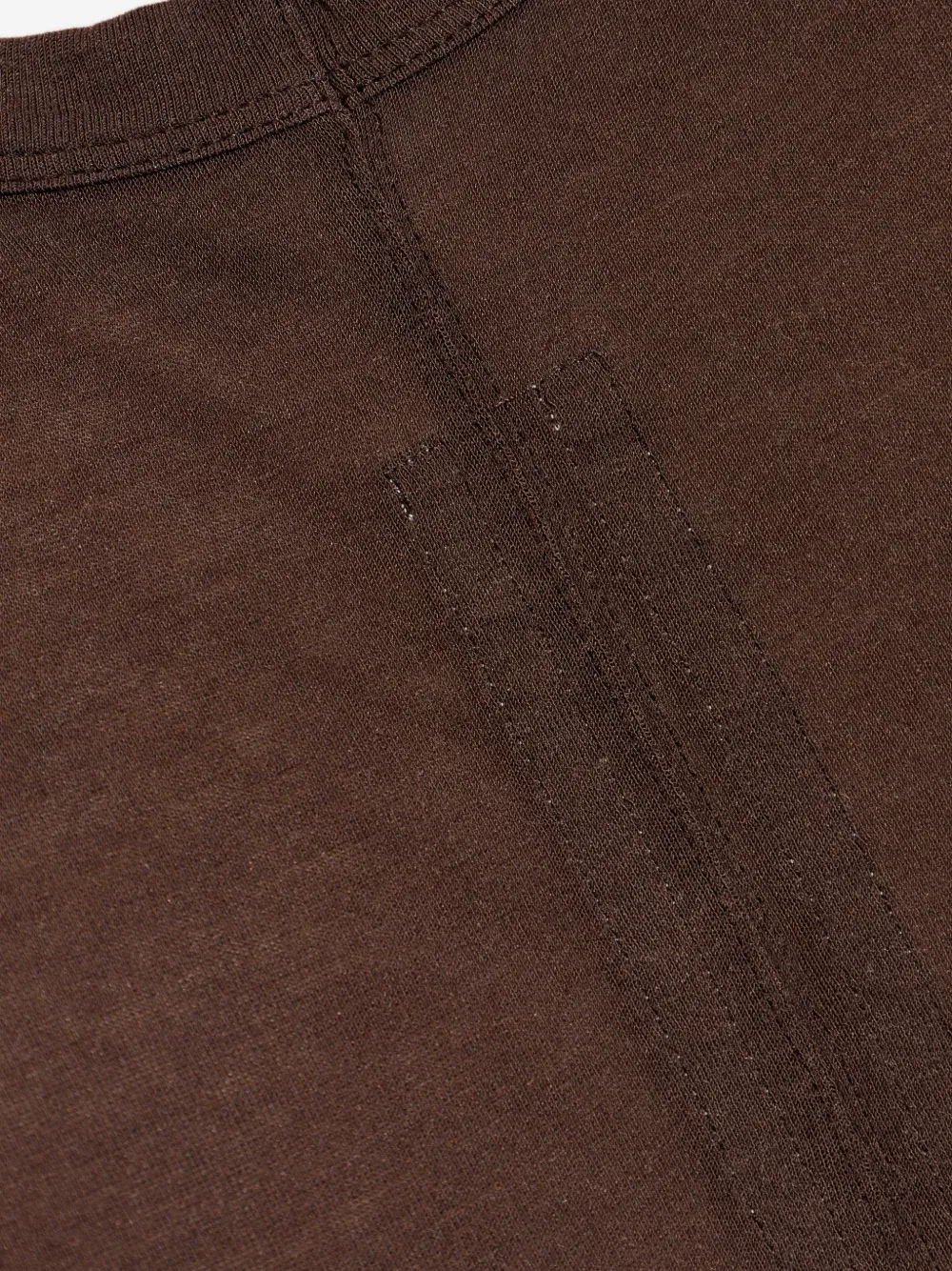 Rick Owens T-shirt met afwerking Bruin