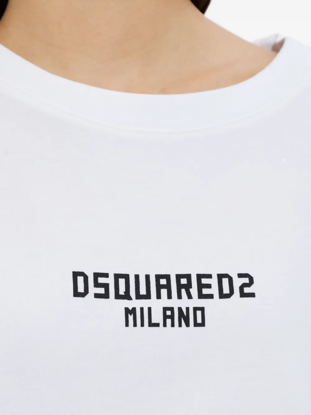 DSQUARED2 T-shirt met logo Wit