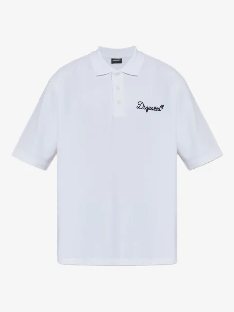 DSQUARED2 logo-embroidered polo shirt