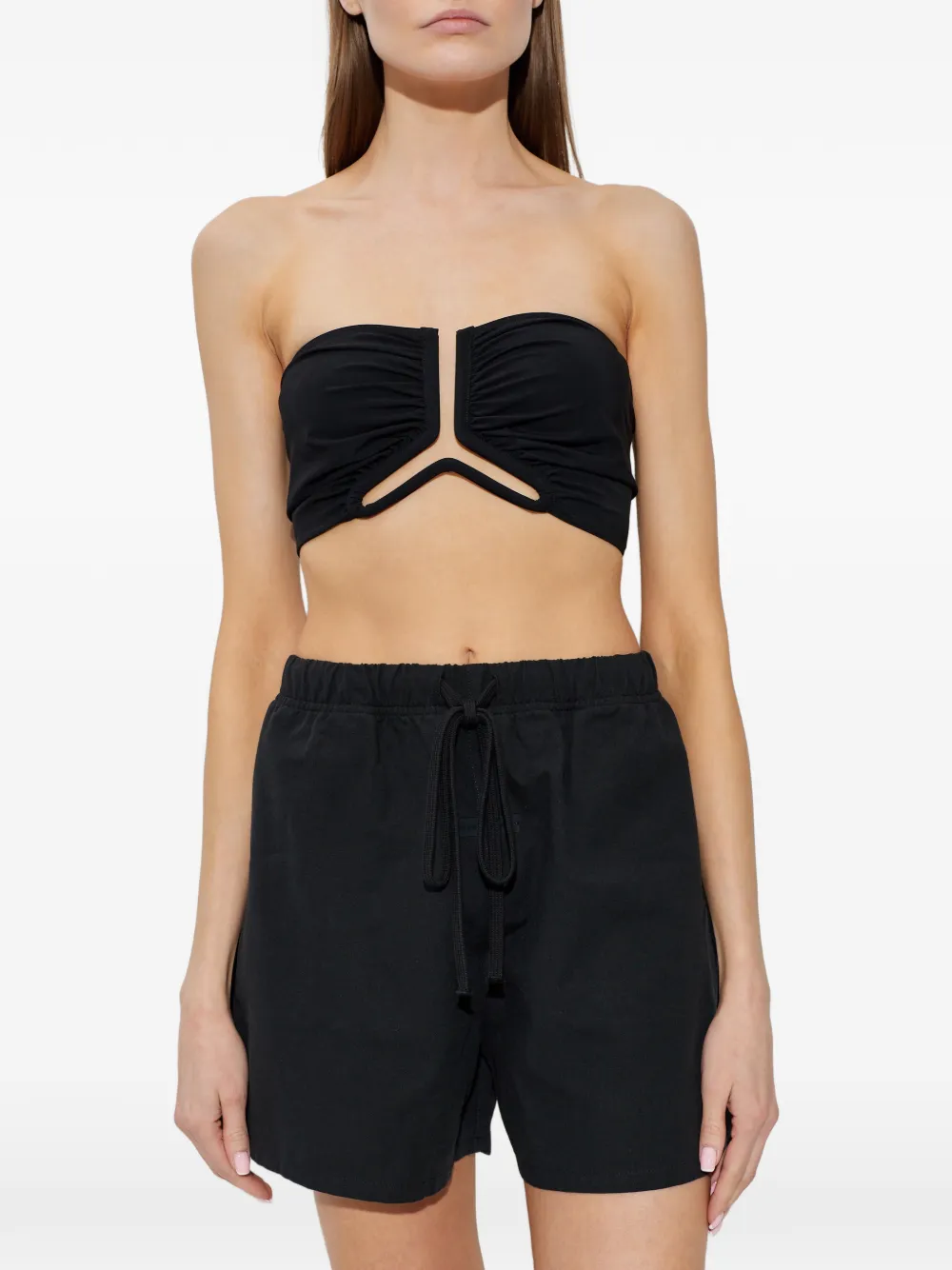  Rick Owens Cutout Bikini Top - Black 