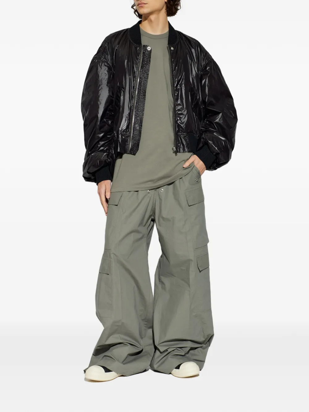 Rick Owens crew-neck T-shirt - Grijs