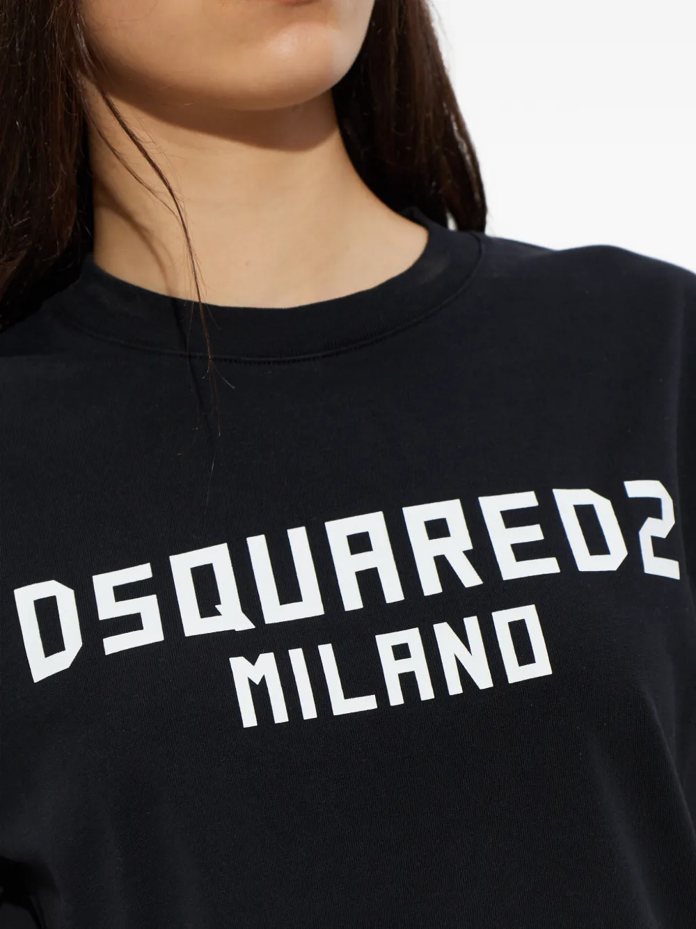 DSQUARED2 T-shirt met logo Zwart