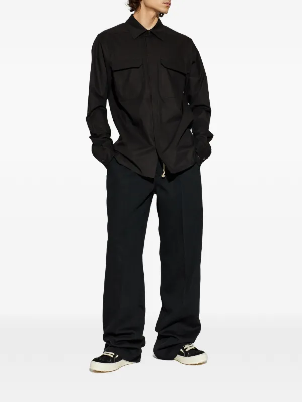 Rick Owens ドローストリング パンツ | ブラック | FARFETCH JP