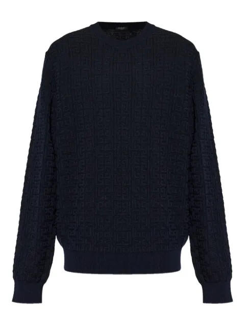 Balmain logo-motif sweater
